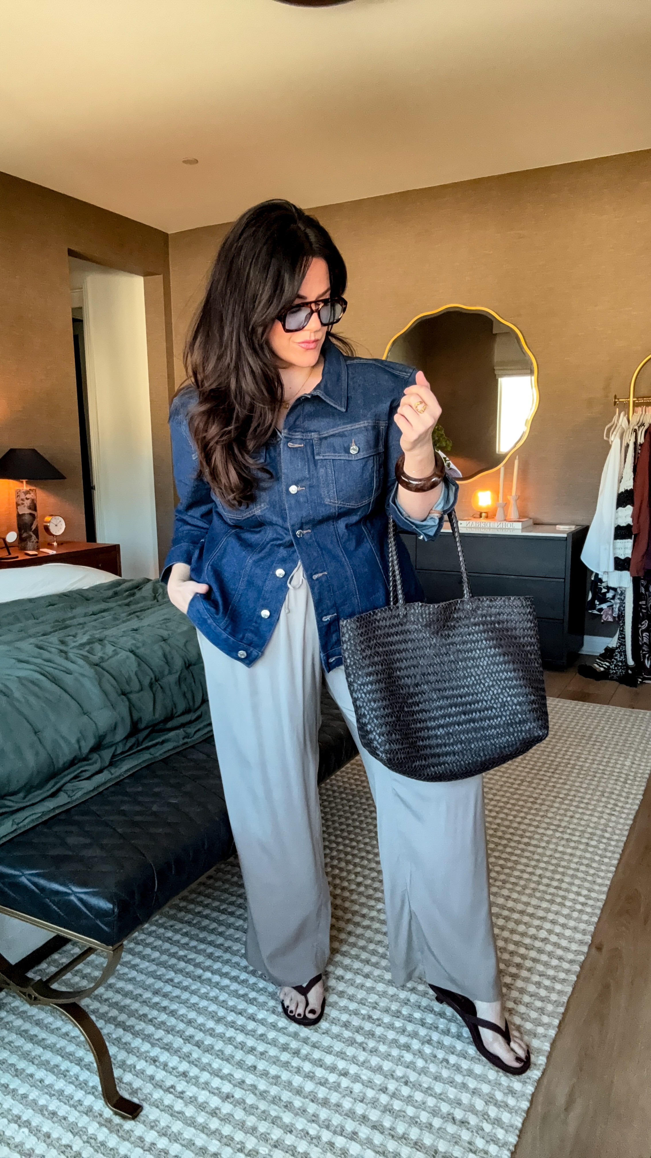 Day 19 of the 30 days of everyday outfits challenge! 

Todays outfit needed to be comfy & chic. Comfy to watch Lucas’ basketball game then chic for dinner after. This midsize outfit checks both boxes! 🫶🏻

It’s getting easier everyday to get ready on the fly because what I have in my closet actually fits (thank you closet clean out challenge) and I have paired down to items I really love and want to wear! Makes life so much easier! 

✨The Challenge goal: 
Currently cleaning out my closet (IYKYK),the goal is to get dressed everyday in an outfit that makes me feel cute (even if I am not going anywhere). In the process rediscovering what I love and don’t love. Taking notes and a photo daily to revisit and rework an outfit if it wasn’t the vibe. Feel free to join in the fun!



#LTKStyleTip #LTKMidsize #LTKSeasonal