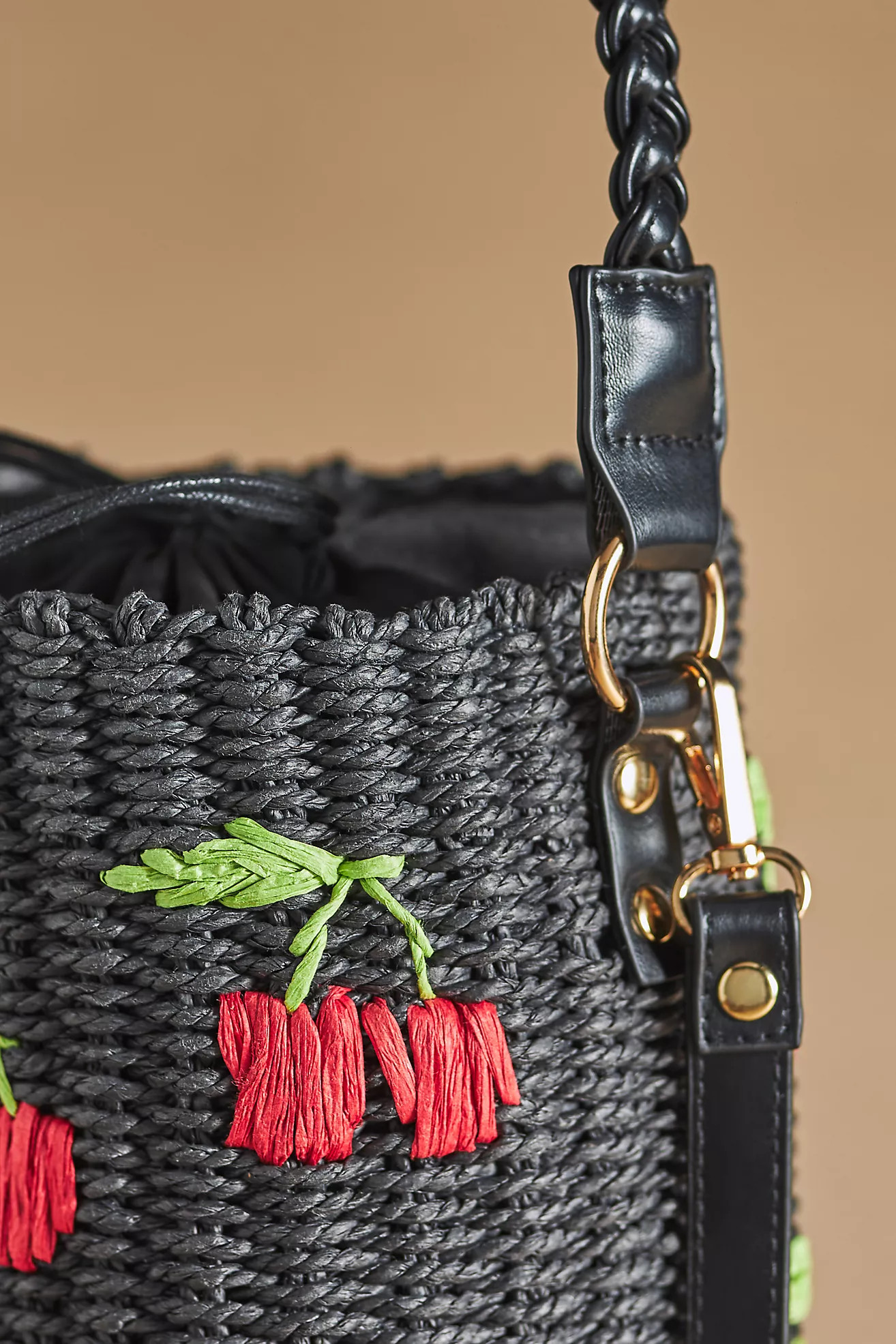 Raffia Fruit Bucket Bag | Anthropologie (US)