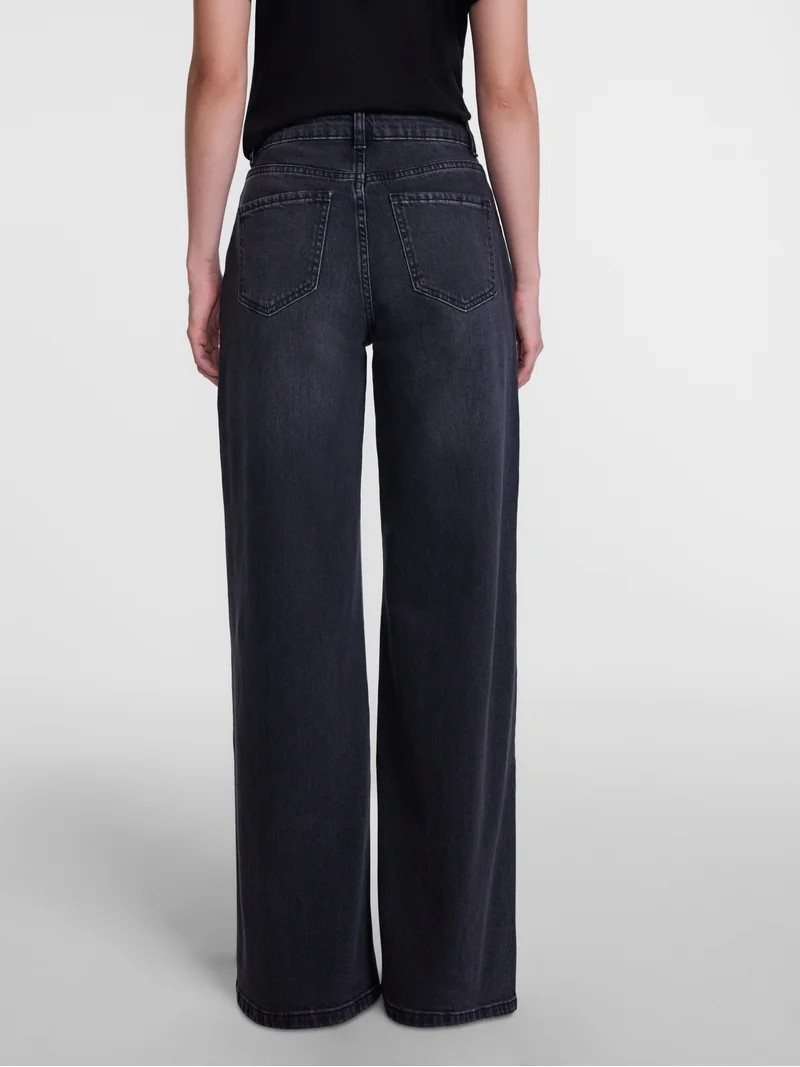 Scenario Women's Wide Leg Jeans, Sizes 0-20 | Walmart (US)