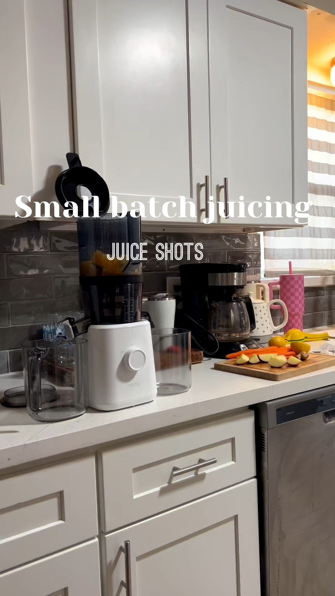 I love drinking a juice shot in the morning. I added 2 naval oranges, 1in of ginger, 4 carrots, 1 Fuji apple. I divided it into almost 6 mini shots. This juicer is worth the price! I have hashimotos so I’m trying my best to keep in under control. When I juice I feel so much better, my digestion is better too. 👏

#LTKselfcare #LTKdayinmylife #LTKfoodie