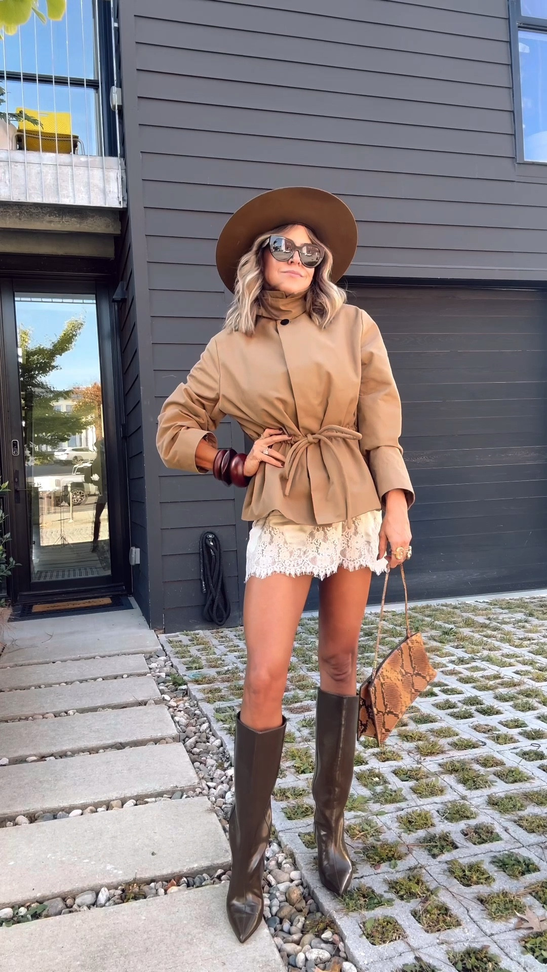 Zara and Reformation finds that you can wear all season! Loving the lace trim trend of course, all the animal print always. How fab are these boots?! 

#LTKSeasonal #LTKOver40 #LTKFindsUnder100