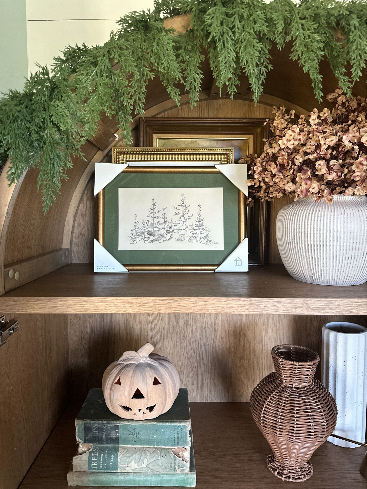 This Hearth & Hand Christmas art is back in stock! Perfect for styling in a cabinet or open shelving! 

#LTKSeasonal #LTKHome #LTKHoliday