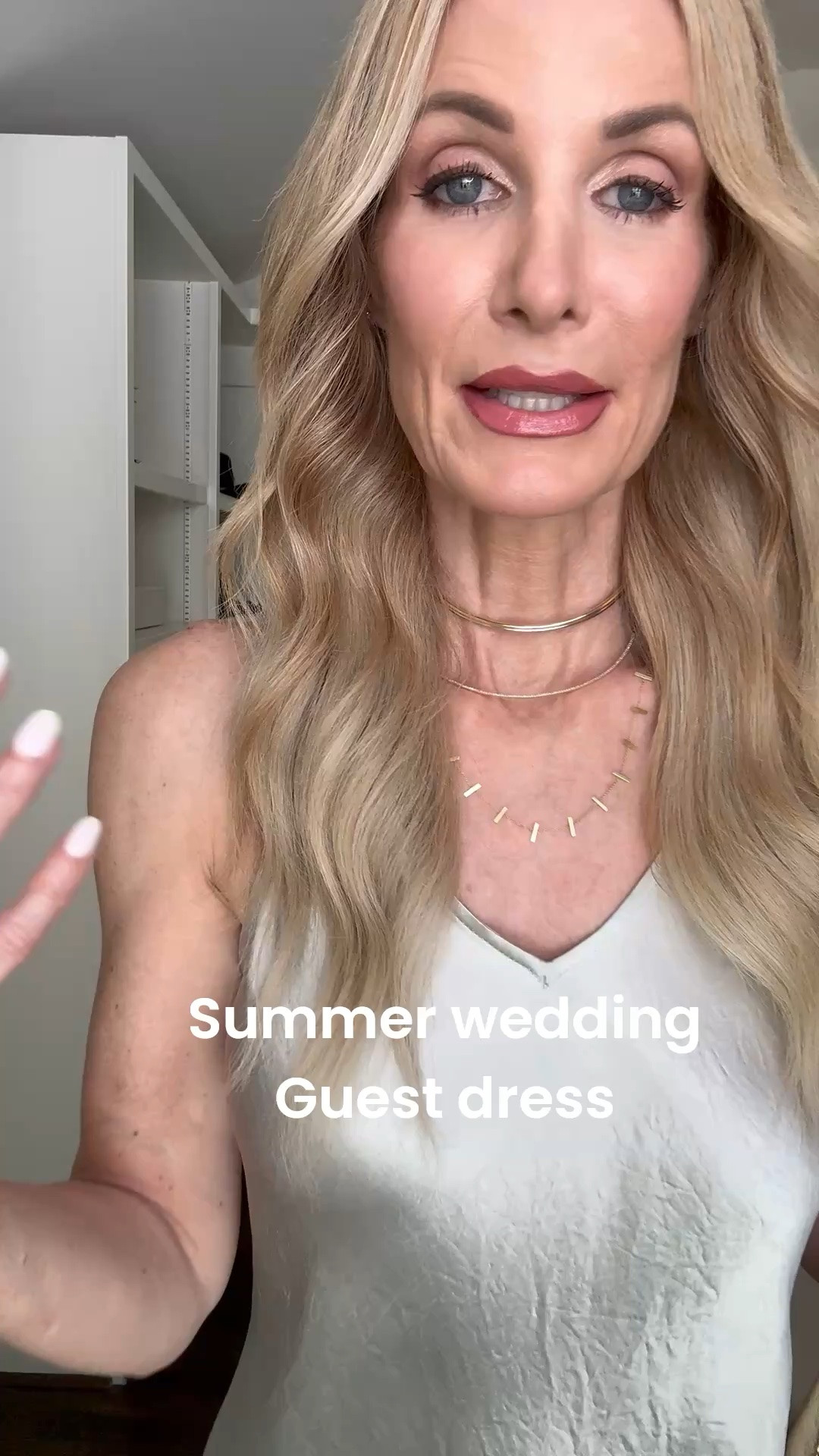 The most beautiful Goelia slip dress for a summer wedding, date night, or girls’ night out! The sage green color, flattering silhouette, and low back make this dress feel so elevated and feminine. I’m wearing an XS. #WeddingGuestDress #SummerDress #DateNightLook #LTKOver40 

 #LTKSeasonal #LTKOver40 #LTKWedding