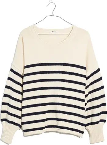 Madewell Conway Stripe Pullover Sweater | Nordstrom | Nordstrom