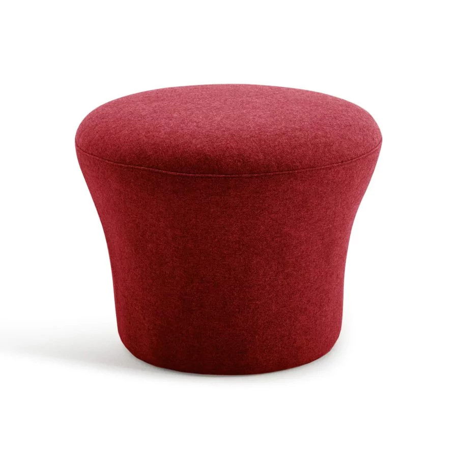 Mushroom Mid Century Modern Upholstered Fiberglass Ottoman | Eternity Modern