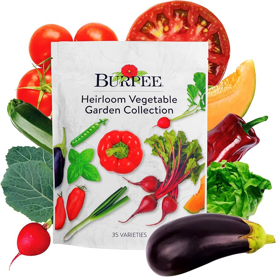 Burpee Heirloom Vegetable Seeds, Variety Pack with 35 Varieties of Plant Seeds, 30,000+ Garden Se... | Amazon (US)