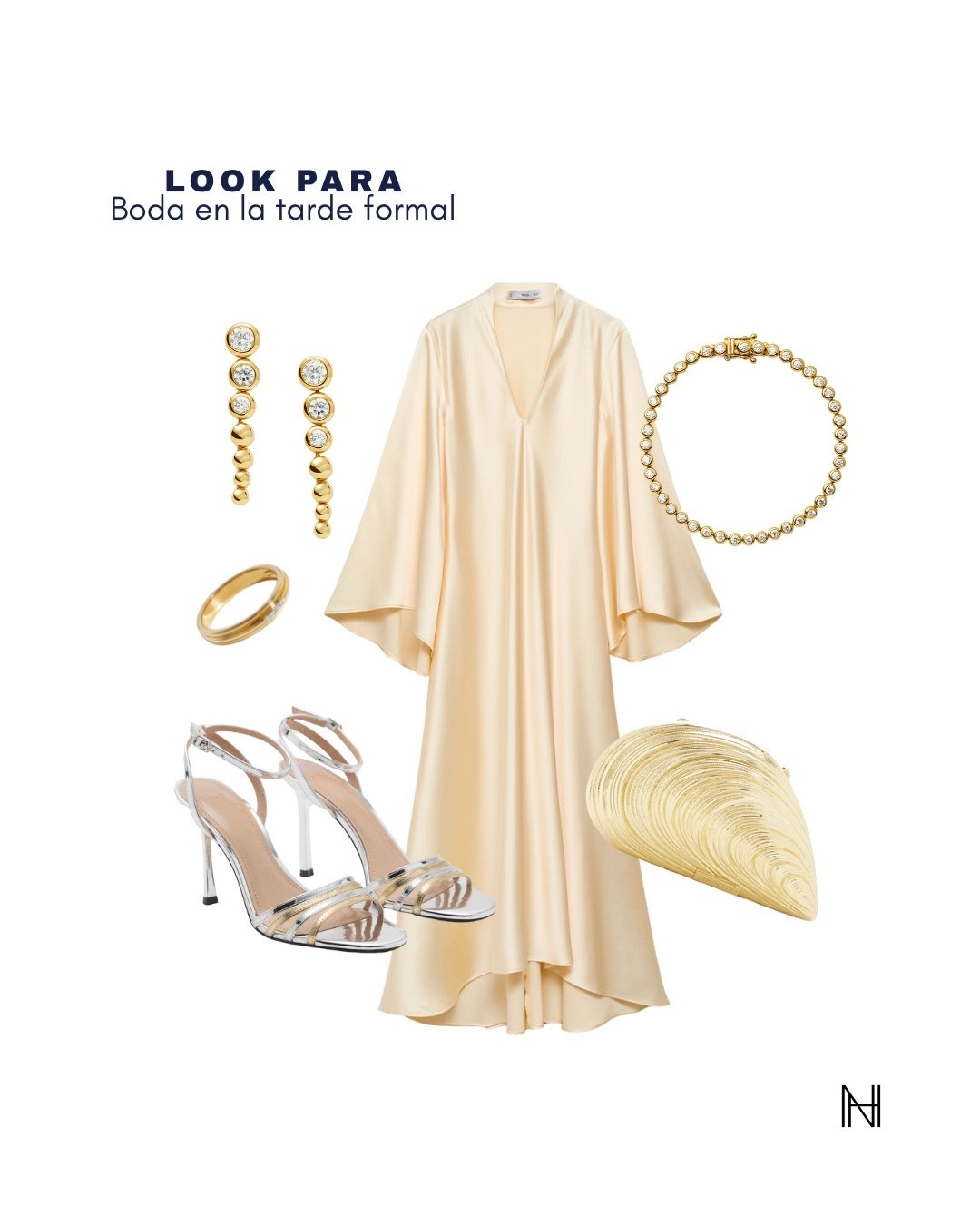 Color de temporada, amarillo pastel/ look para boda en la tarde formal

#LTKStyleTip #LTKSeasonal #LTKWedding