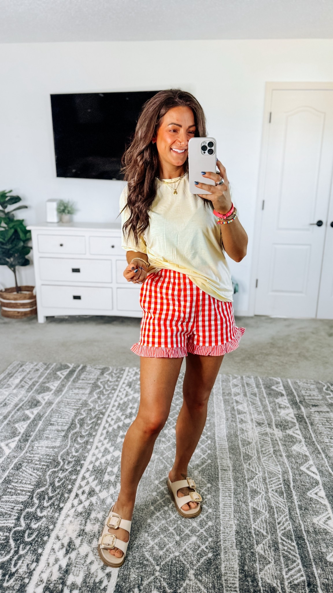 Cutest shorts for summer!! 50% off right now for the spring sale!! TTS 

#LTKSeasonal #LTKSaleAlert #LTKootd