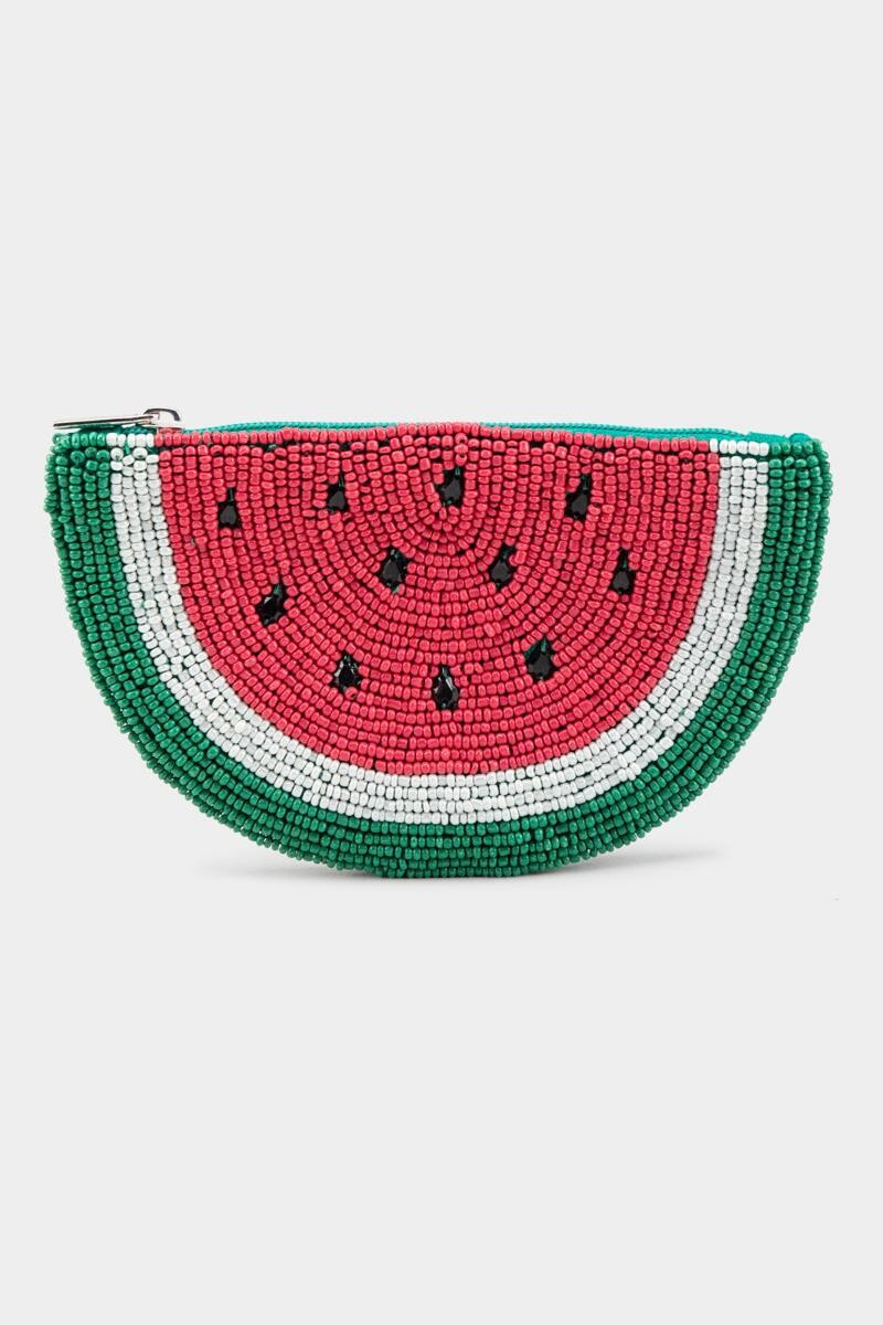 Devin Beaded Watermelon Coin Purse | Francesca’s Collections