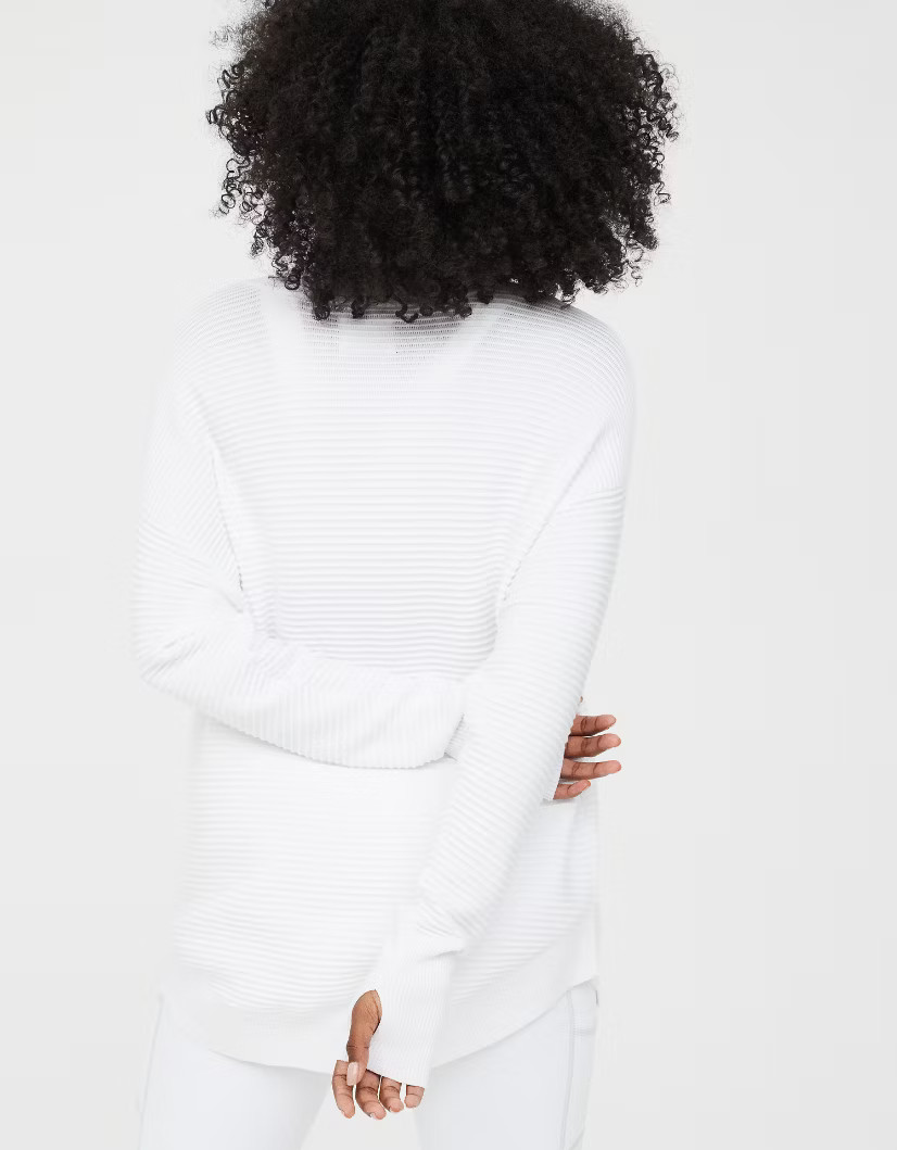 OFFLINE By Aerie Home Stretch Quarter Zip Sweater | American Eagle Outfitters (US & CA)