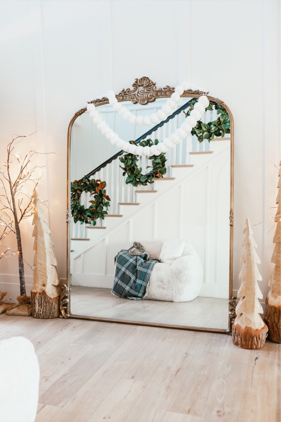 Christmas entryway with Arhaus! 

#LTKSeasonal #LTKHoliday #LTKHome