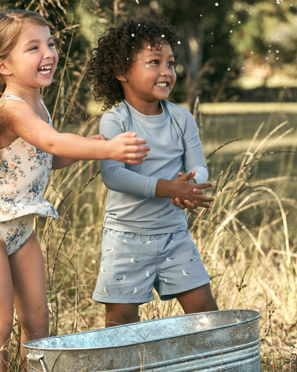 Toddler Recycled Seagull-Print Swim Trunks | Carter's Inc