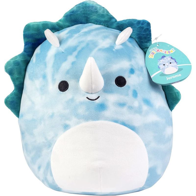 Squishmallow New 10" Jerome The Blue Triceratops - Official Kellytoy 2022 Plush - Soft and Squish... | Target