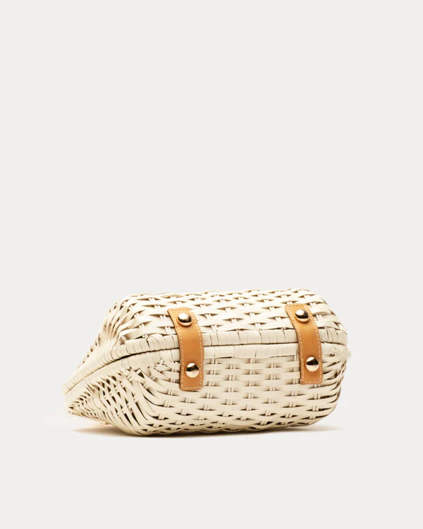 Hen Wicker Bag - Off White | Frances Valentine