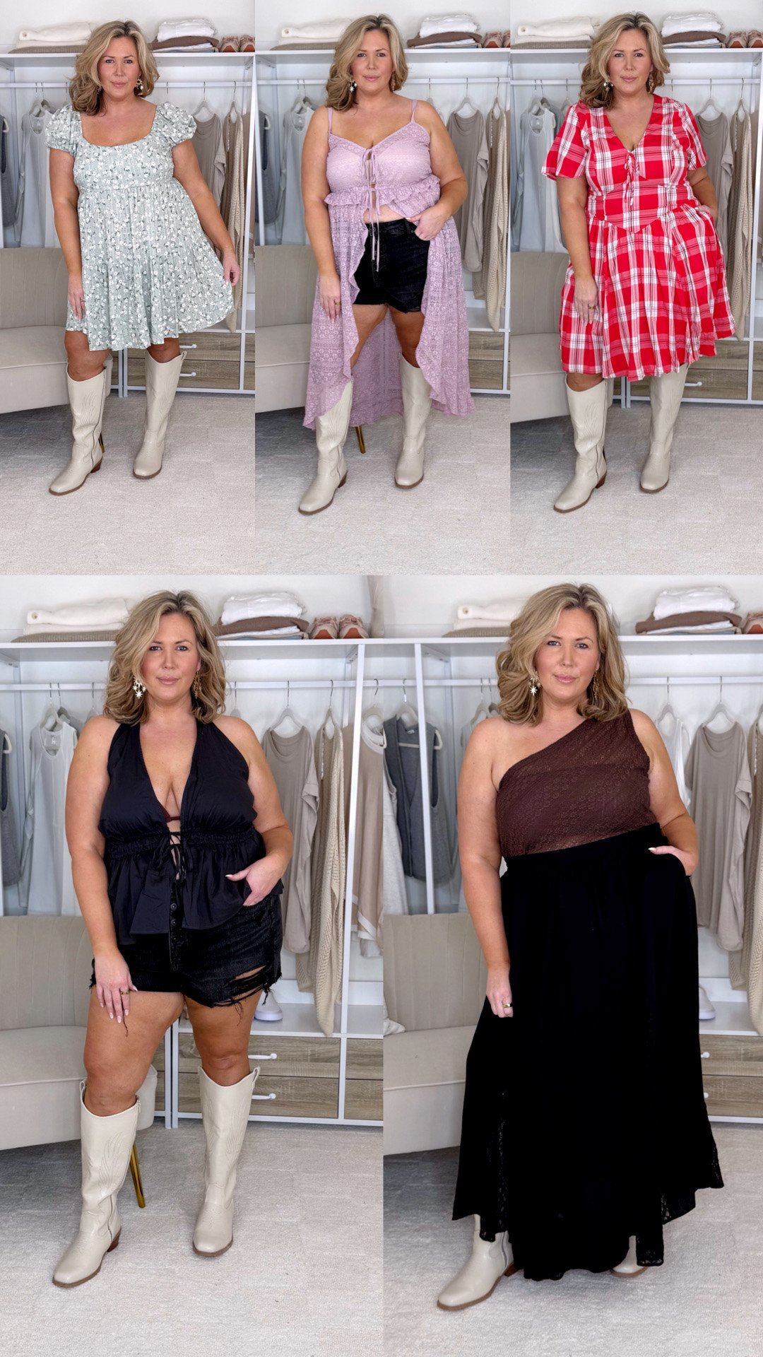 Wearing a size 2 (2X) in everything here! 

Plus size fashion, everyday outfit ideas, trendu fashion, ootd, mom style, festival outfit, stagecoach

#LTKFestival #LTKMidsize #LTKPlusSize