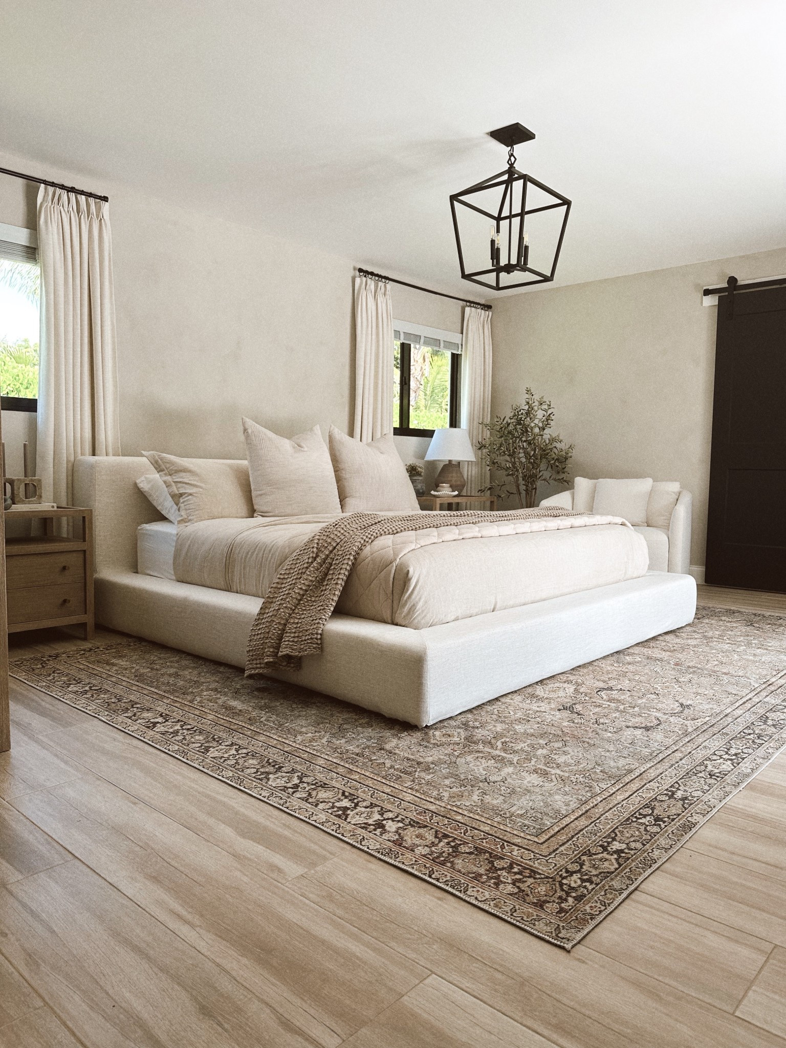 Bedroom details 🤎 

#bed #bedroom #bedroominspo #bedroomdecor #limewash #arearug #modernorganic #bouclechair #throw #bedding #bedroomfurniture #nightstands #castlery #crateandbarrel #loloi #wayfair #walmart #neutralhome #homedecor 

#LTKHome #LTKFindsUnder100 #LTKSaleAlert