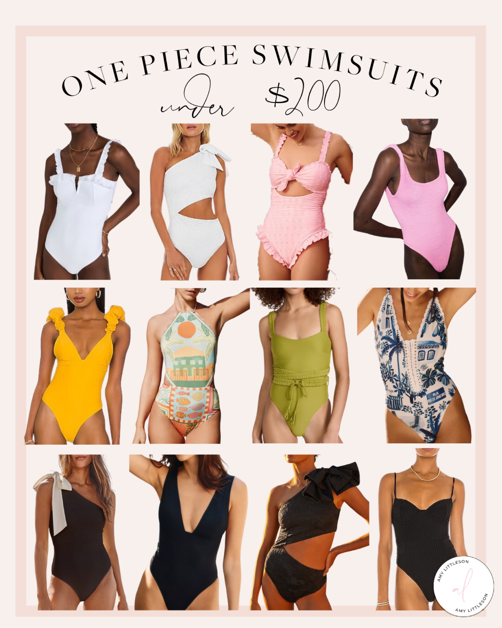 One piece swimsuits under $200 from cheeky to full coverage 

#SpringBreak #SummerStyle #OnePiece

#LTKswim #LTKSeasonal #LTKstyletip
