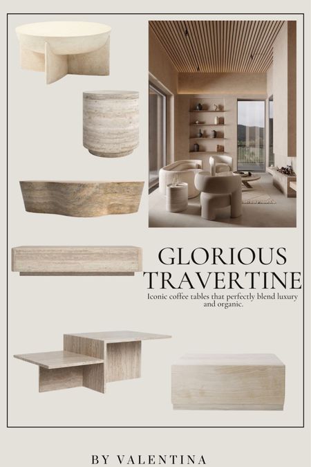 I can’t get enough of Travertine this year! I love these coffee tables because they perfectly blend luxury and organic!

#LTKStyleTip #LTKHome #LTKSeasonal