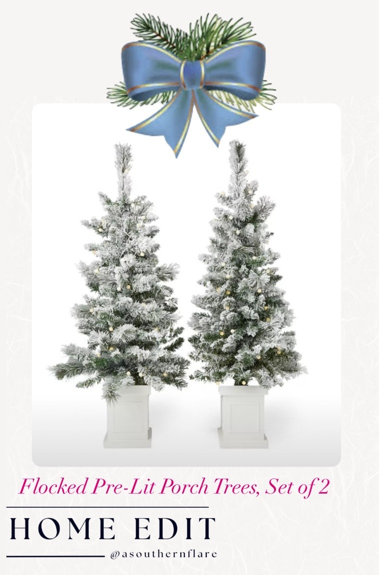 Holiday Home, set of flicked Trees

#LTKHoliday #LTKPetite #LTKSeasonal
