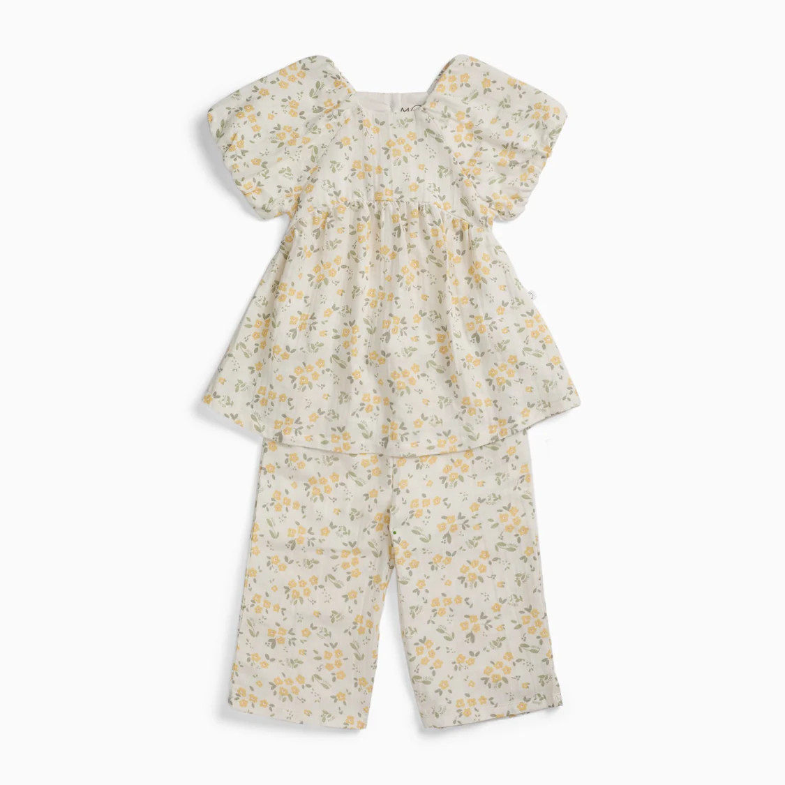 Floral Muslin Blouse & Pants Outfit | Baby Mori (US)