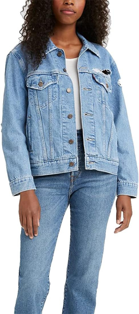 Levi's Women's Ex-Boyfriend Trucker Jacket (Also Available in Plus) | Amazon (US)