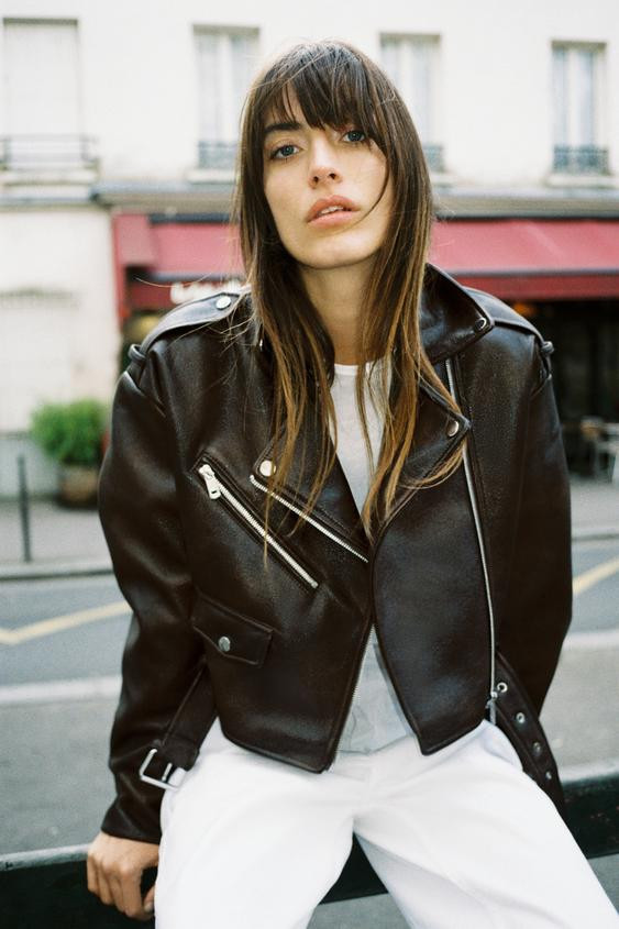 SHINY BIKER JACKET | Zara US