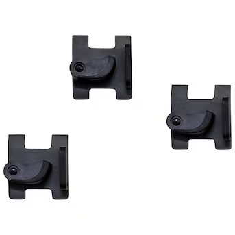 Flow Wall Gravity Hook 3 pack 3-Piece 3-in Black Plastic Multipurpose Hook | Lowe's