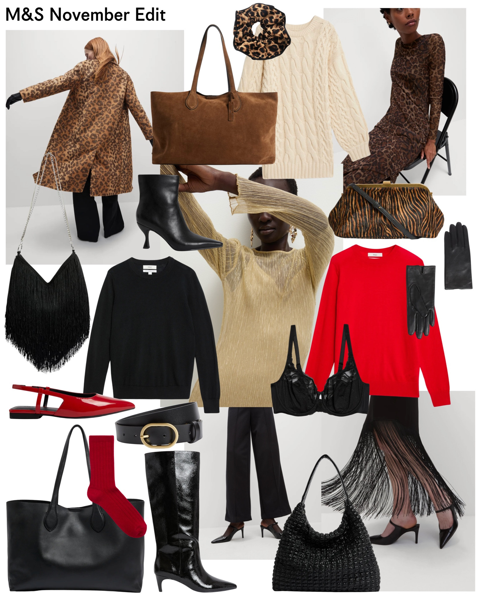 The M&S November Edit 

Wishlist | edit | November | jumper | bags | belts | boots | shoes | dresses | Christmas | leopard print | 


#LTKuk #LTKstyletip #LTKautumn