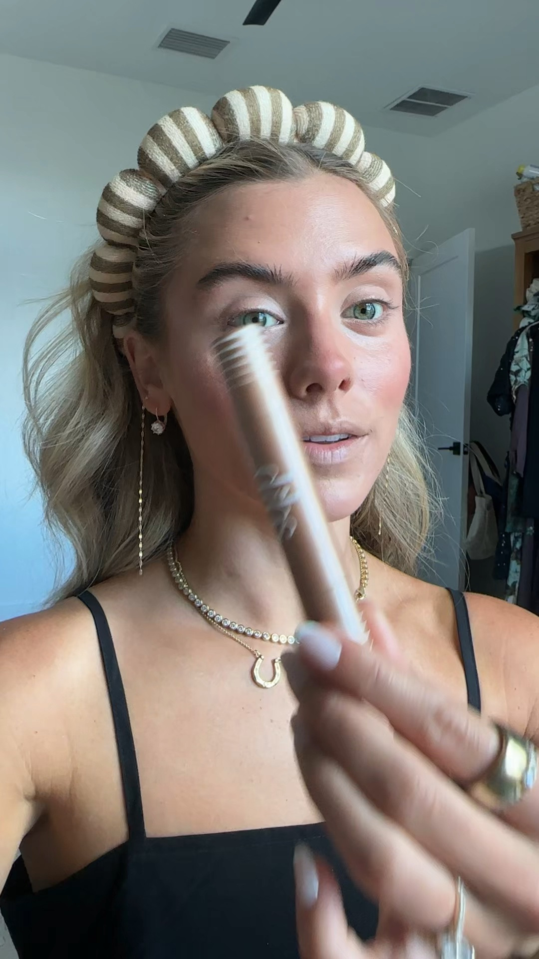 @DIBS Beauty    code is SLOANE. More Than Concealer, A Wake-Up Call for the Complexion. The Edit Stick is a dual-ended brightener and concealer. On one end, a targeted brightener helps visibly reduce the look of redness and fatigue while brightening tired-looking eyes. On the other end,  a medium-coverage concealer smooths, blurs imperfections, and conceals dark circles with buildable, skin-like coverage and a hydrated, satin finish; The result is more awake-looking under-eye and complexion with customizable brightness and coverage that never looks heavy or cakey.

 @ulta

#LTKgrwm #LTKselfcare #LTKBeauty