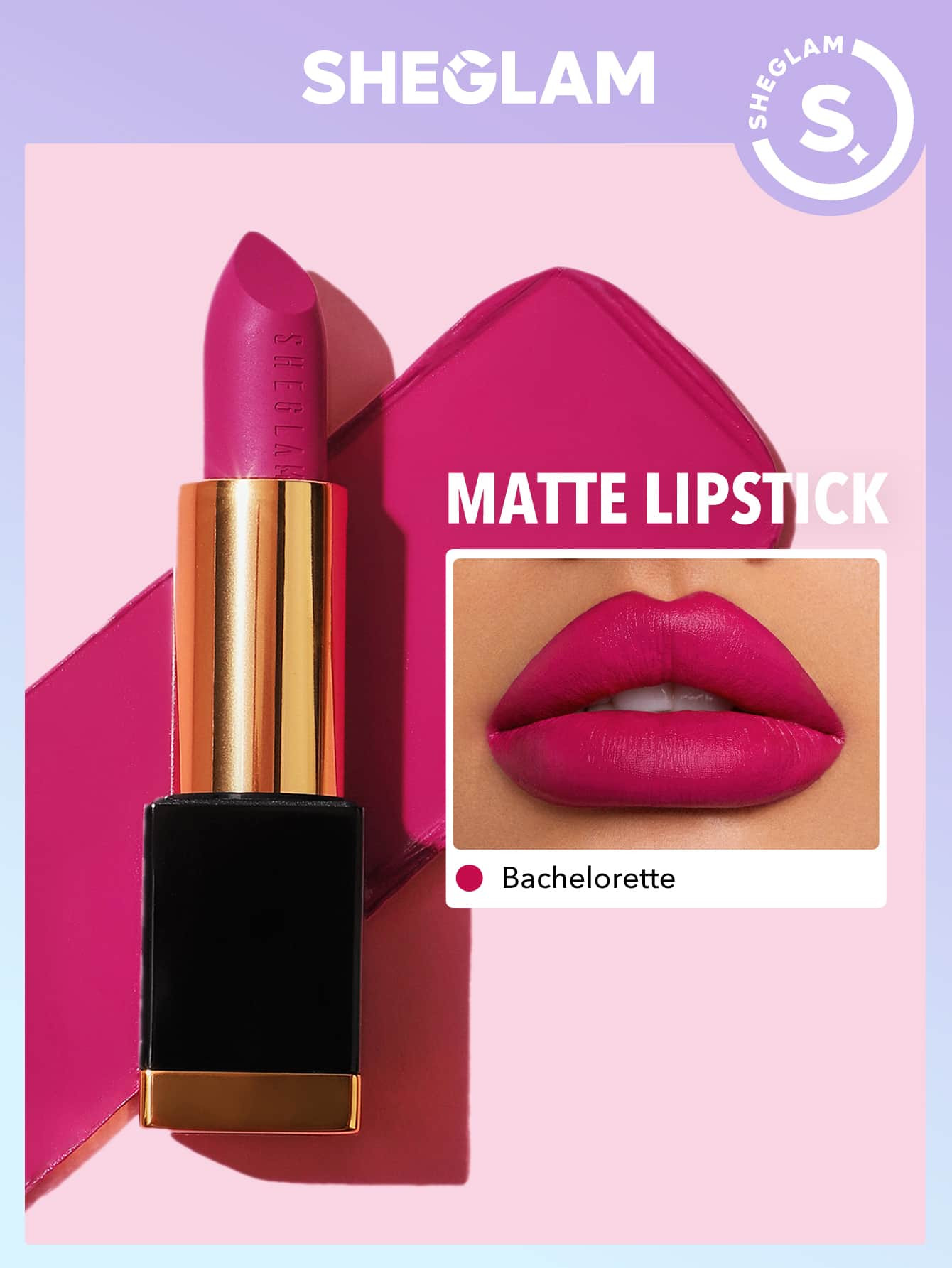 SHEGLAM Matte Allure Lipstick - Bachelorette | SHEIN