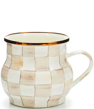 Check® Enamel Mug | Dillard's