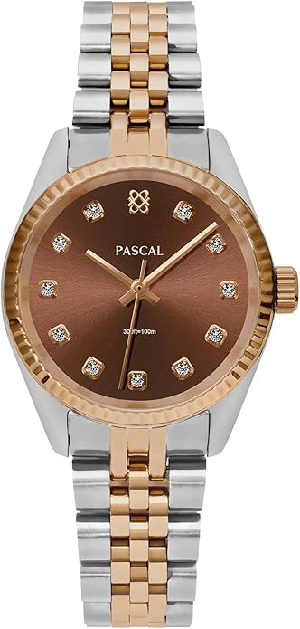 PASCAL Timeless Classic Diamond Watch for Men Women– Swiss Quartz Watch with Lab-Grown Diamonds... | Amazon (US)