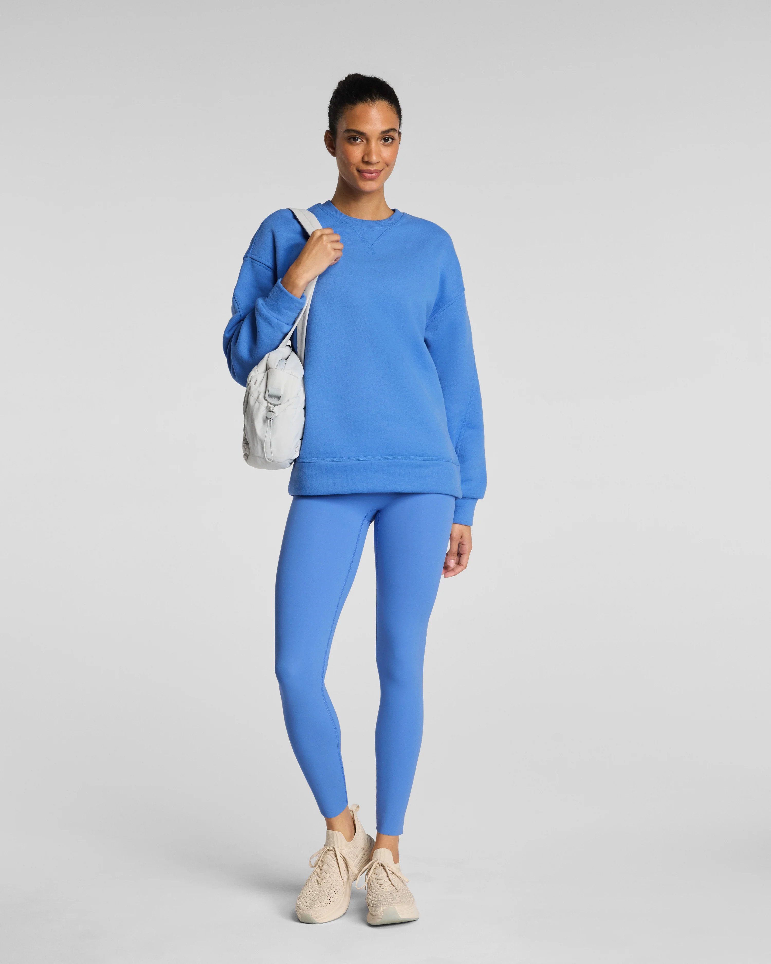 Cotton Fleece Crewneck Tunic | Spanx