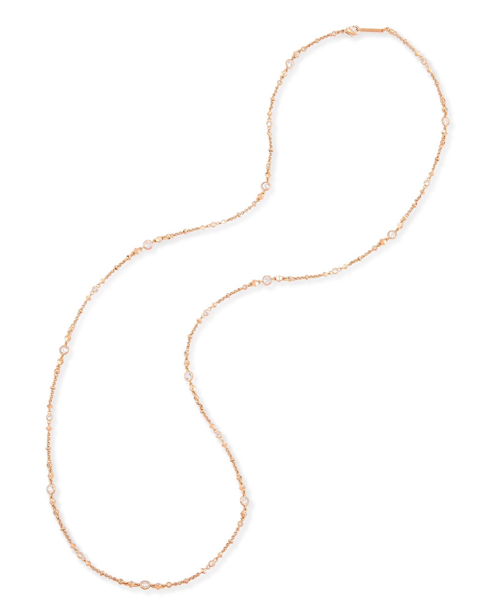 Dree Long Necklace in Rose Gold | Kendra Scott