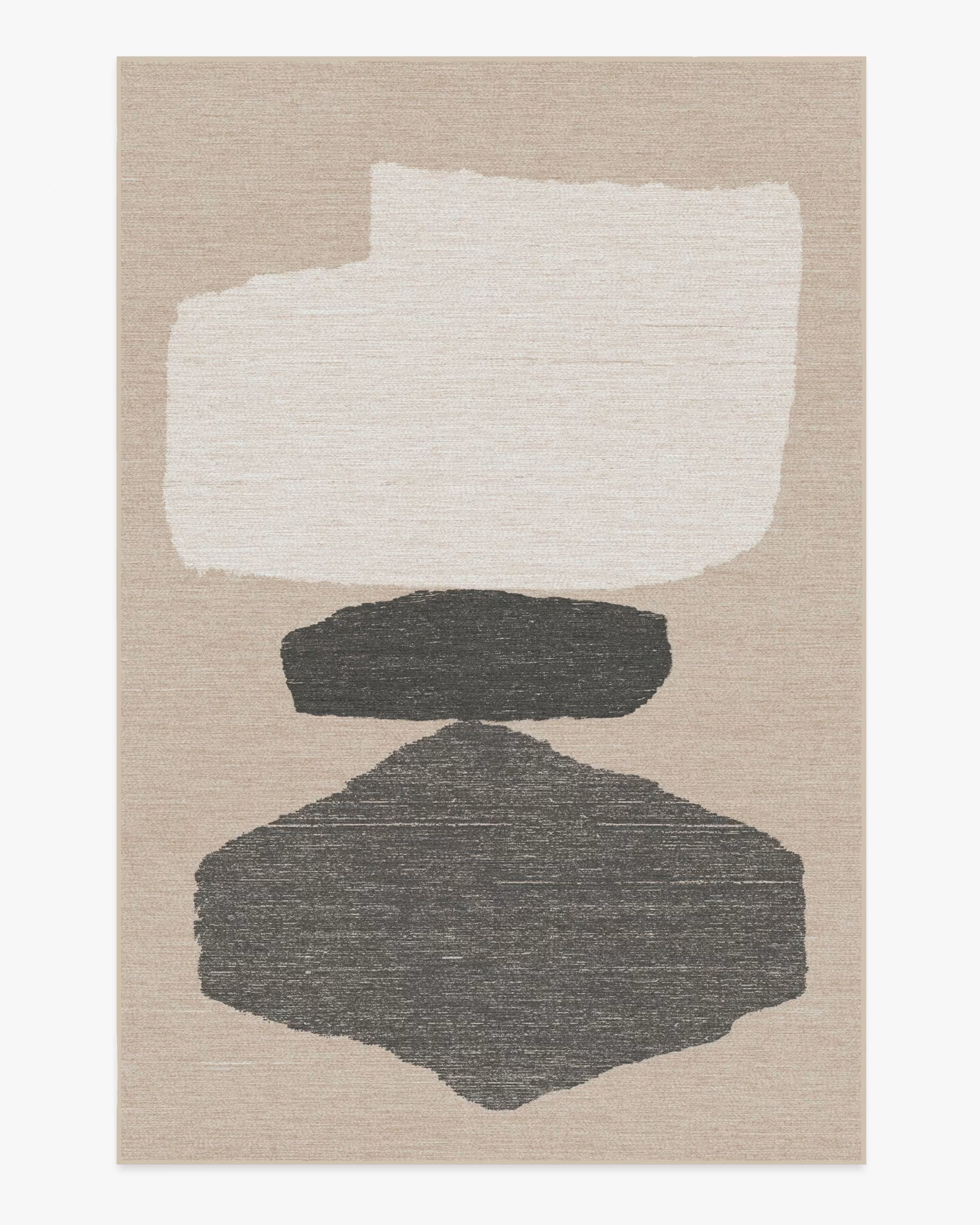 Monte Natural & Charcoal Rug | Ruggable | Ruggable