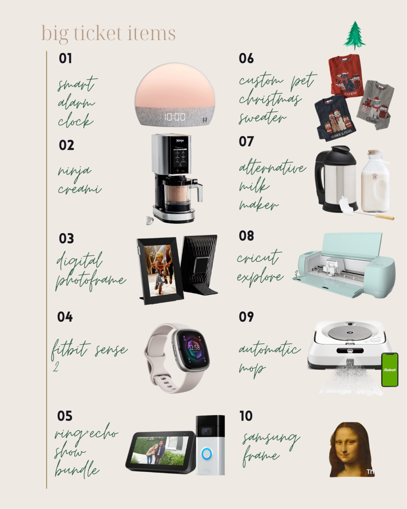 Holiday gift guide 2022

Big ticket items 

#LTKFind #LTKU #LTKhome #LTKfamily #LTKmen #LTKsalealert #LTKunder50 #LTKunder100

#LTKHoliday #LTKGiftGuide #LTKSeasonal