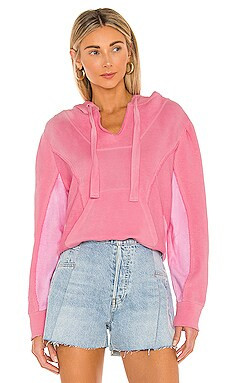 LoveShackFancy Alouette Hoodie in Party Pink Hand Dye from Revolve.com | Revolve Clothing (Global)
