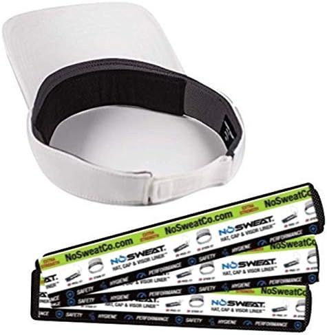 Visor Sweat Liner for Golf & Tennis Visor - Hat - Cap - NoSweat - Made in USA - Patented Sweat Ab... | Amazon (US)
