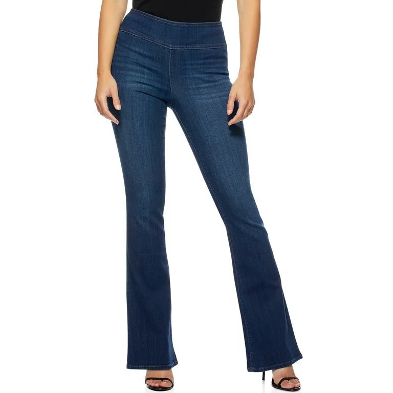 Sofia Jeans Women's Melisa Flare High Rise Pull On Jeans | Walmart (US)