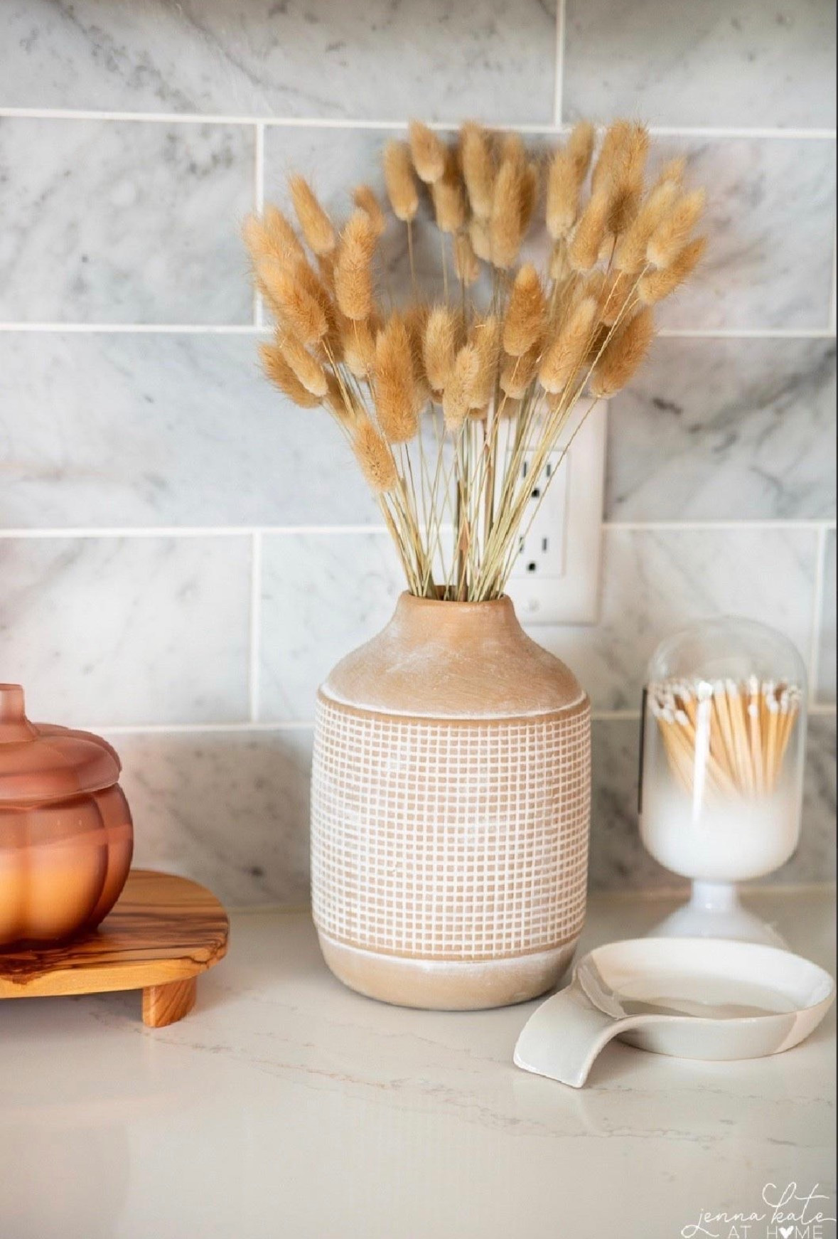 A simple vase and floral combination that adds warmth to any room of the home. Perfect for a kitchen counter, shelf decor, side tables, and more.

#LTKSeasonal #LTKHome
