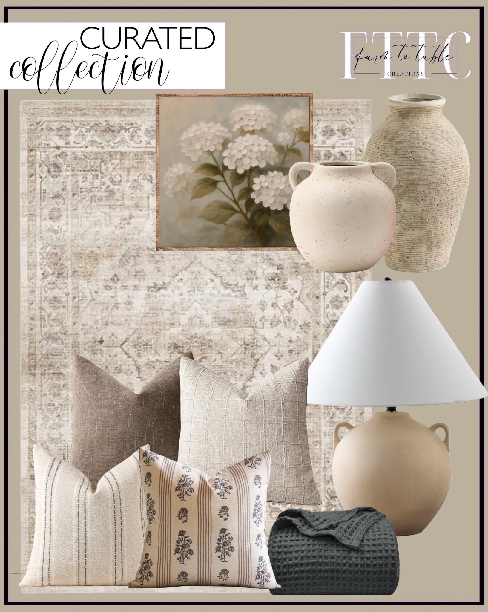 Curated Collection. Follow @farmtotablecreations on Instagram for more inspiration. 

Use code FARMTOTABLE for 15% off framed artwork. 

Amazon Deals. Neutral Home. Loloi Rug. Candlesticks. Summer Decor. Pillow Combo. Storage Basket. Artwork. Decorative Vase. Living Room Decor. Bedroom Decor. Table Lamp. Neutral Decor. Amazon Prime Day Deals. Limited Time Deals. Washable Rugs. Framed Art. 



#LTKHome #LTKSaleAlert