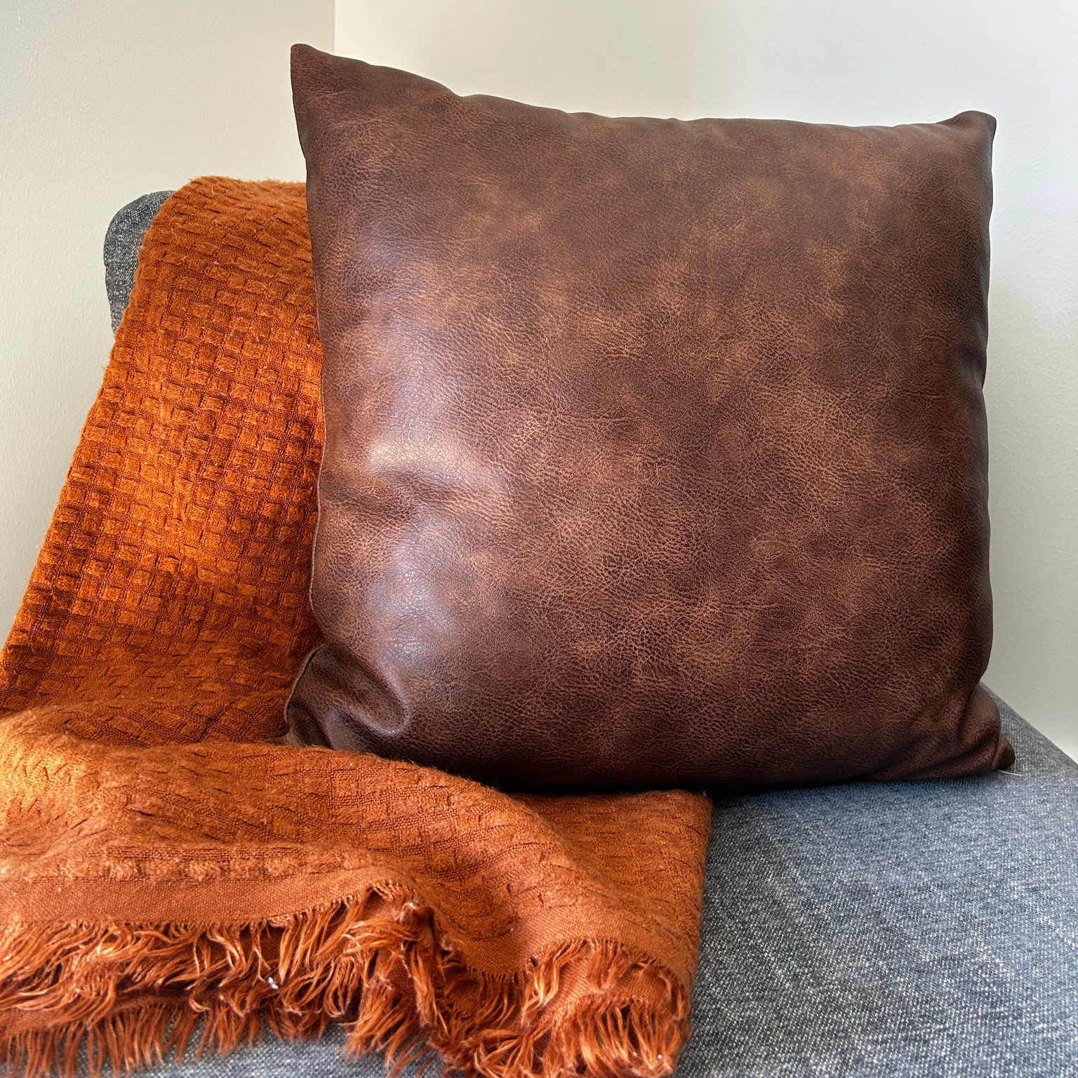 Great faux leather pillow covers! 

#LTKSeasonal #LTKhome #LTKmens
