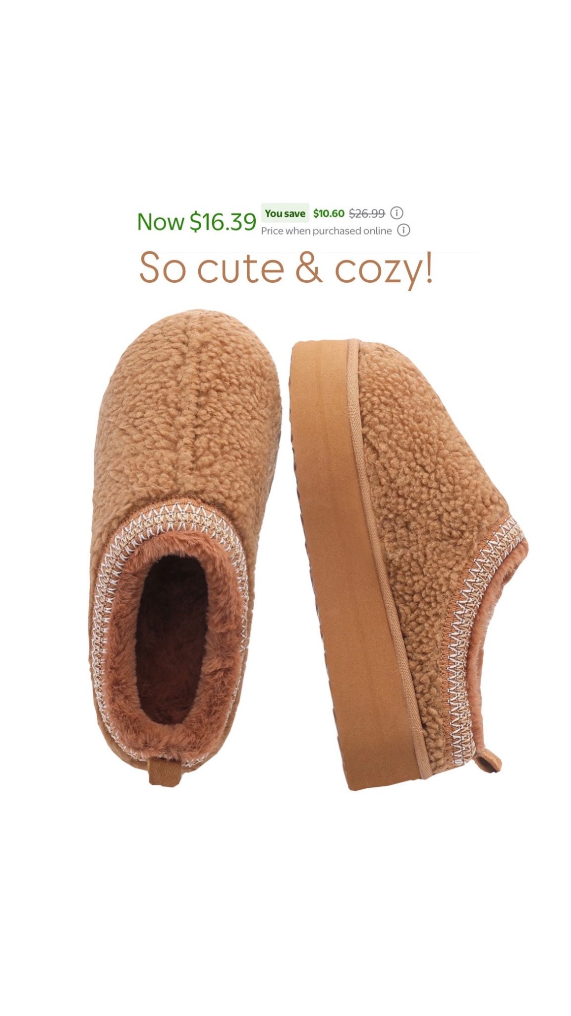 Cute, cozy and on sale at Walmart! 

#LTKOver40 #LTKFindsUnder50 #LTKSaleAlert