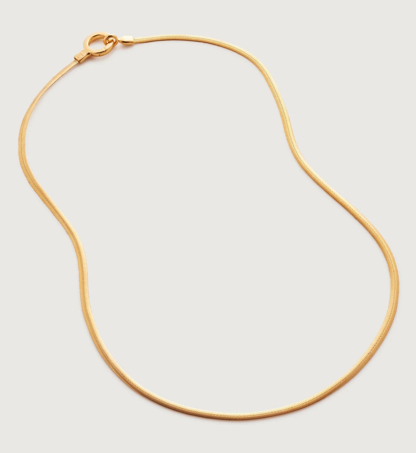 Doina Snake Chain Necklace 46cm/18" | Monica Vinader (US)
