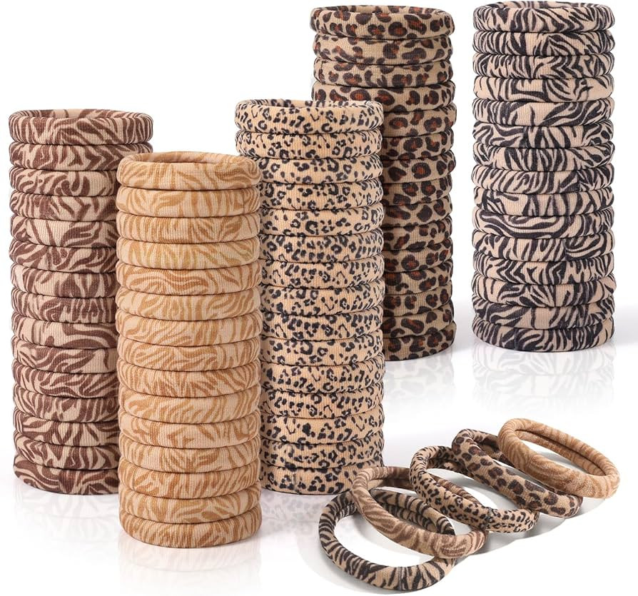 Bessrung 100PCS Seamless Elastic Hair Ties for Women Girls, No Damage Ponytail Holders for Thin T... | Amazon (US)