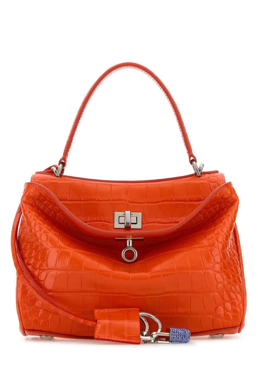 Balenciaga Rodeo Embossed Top Handle Bag | Cettire Global