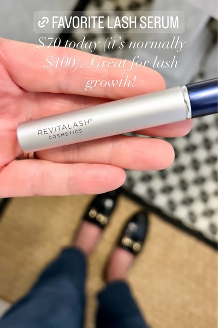 Lash growth serum.  RevitaLash is my favorite!  Currently on sale - $30 off.  

#LTKbeauty #LTKsalealert #LTKxPrime