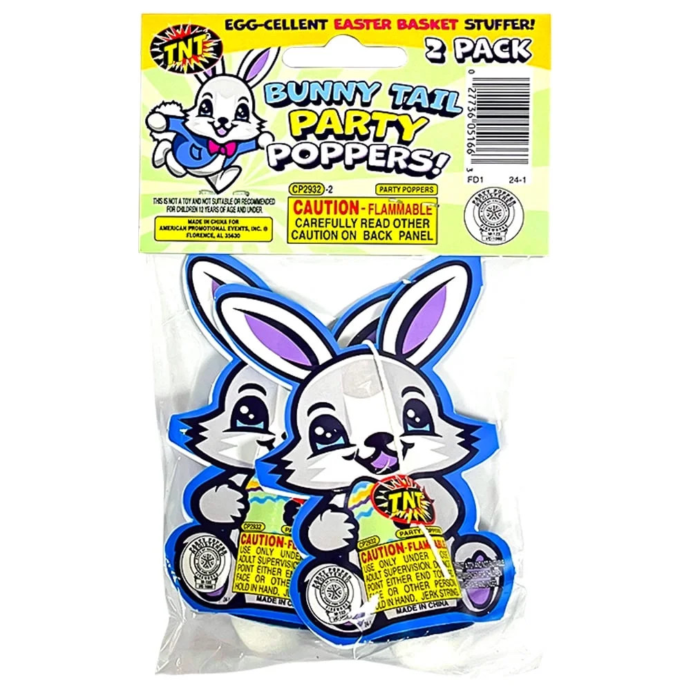 TNT Fireworks, Bunny Tail Poppers, 12 Pack | Walmart (US)
