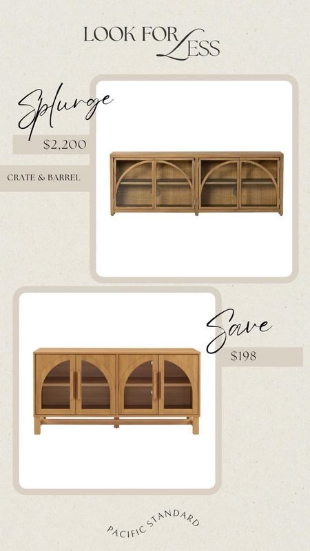 Daily Find #519 | Crate & Barrel Lana Burnished Mindi Wood Media Console with Glass Doors #lookforless


Look for less, get the look, arch cabinet 

#LTKHome #LTKSaleAlert