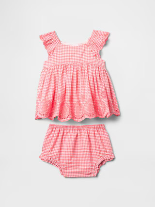 Baby Eyelet Cotton Outfit Set | Gap (US)
